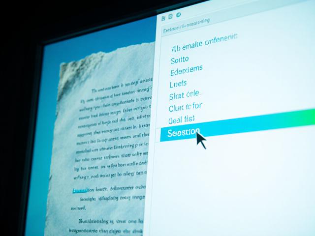A split-screen comparison showing a blurry scanned document being transformed into crisp, selectable text